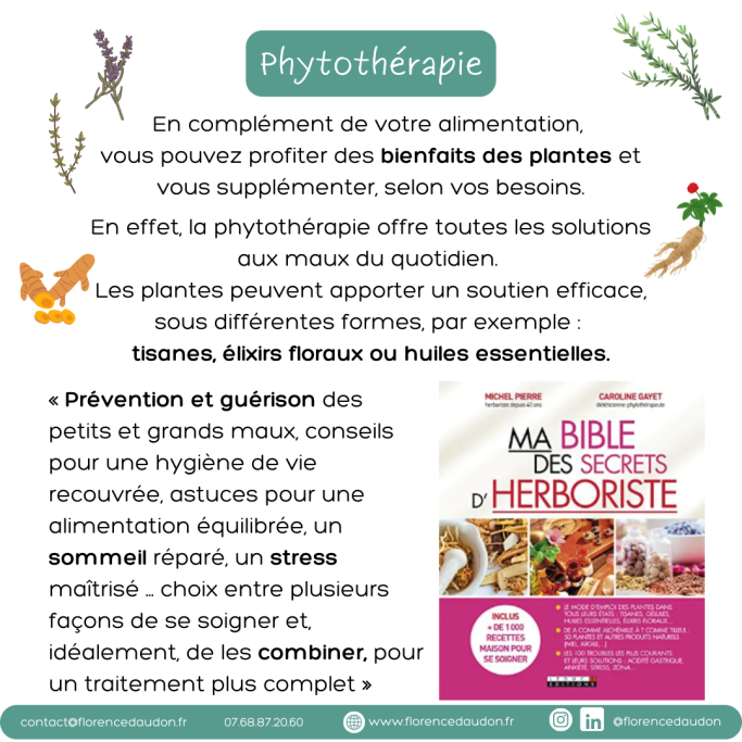 Alimentation, phytothérapie, psychonutrition