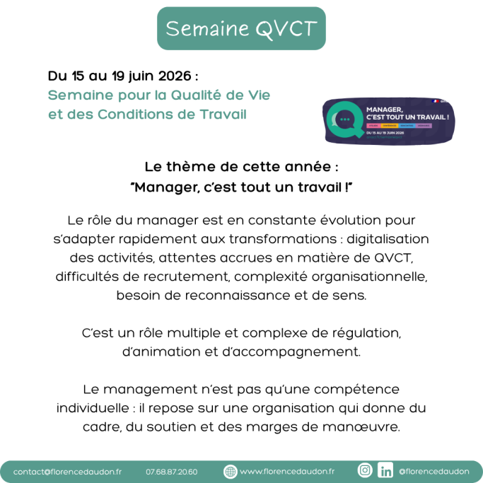 intervention QVCT prévention sensibilisation RPS TMS santé mentale atelier accompagnement individuel relaxation manager